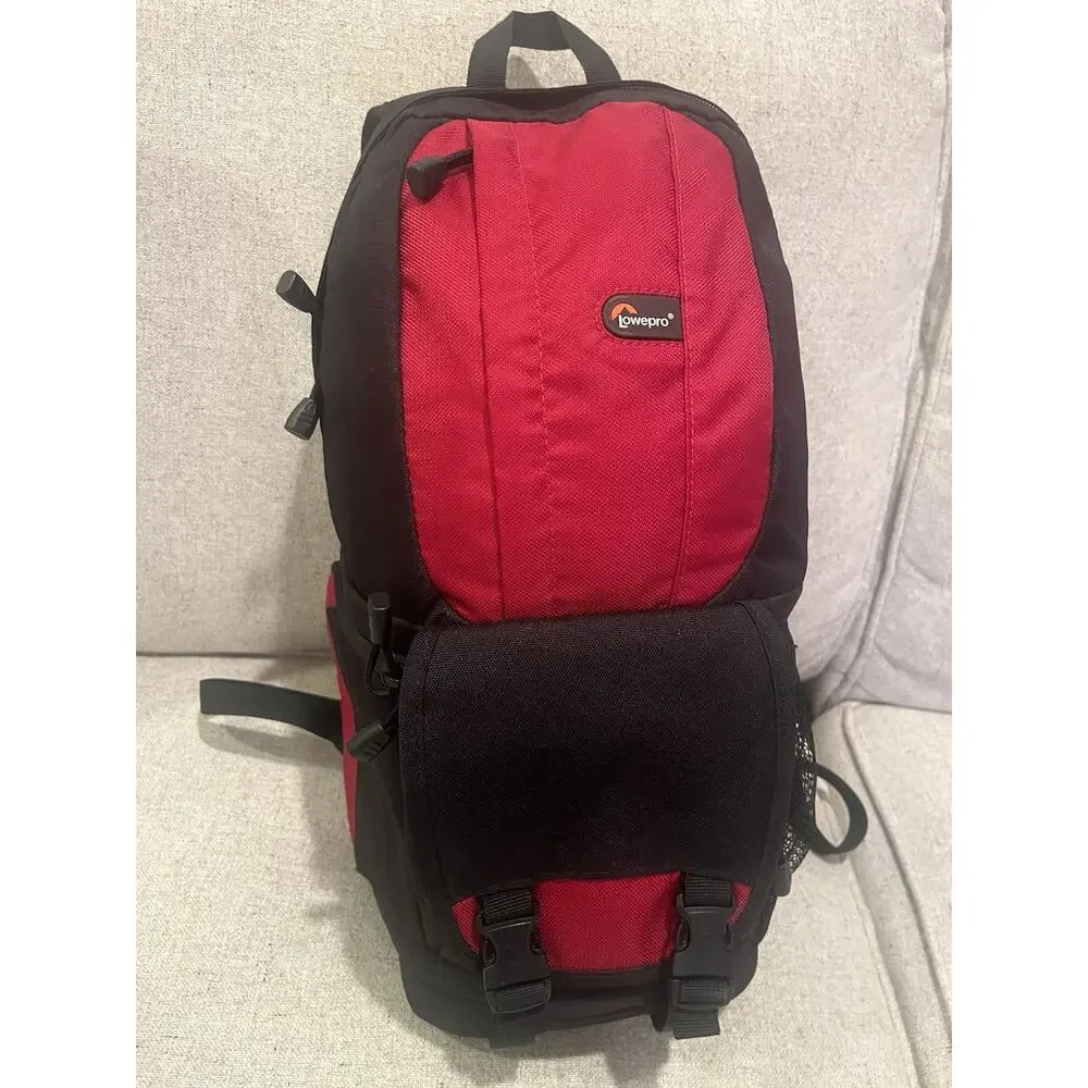 Lowepro Fastpack 100 Camera Bag Backpack - Black Red - Case